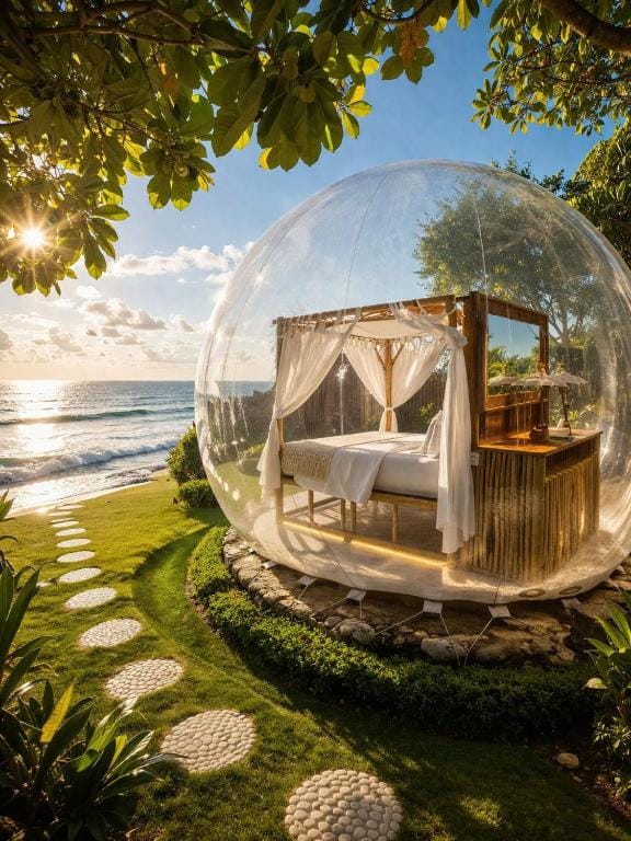Bubble 5 - Luxury Honeymoon Dome With Bath Uluwatu — 2